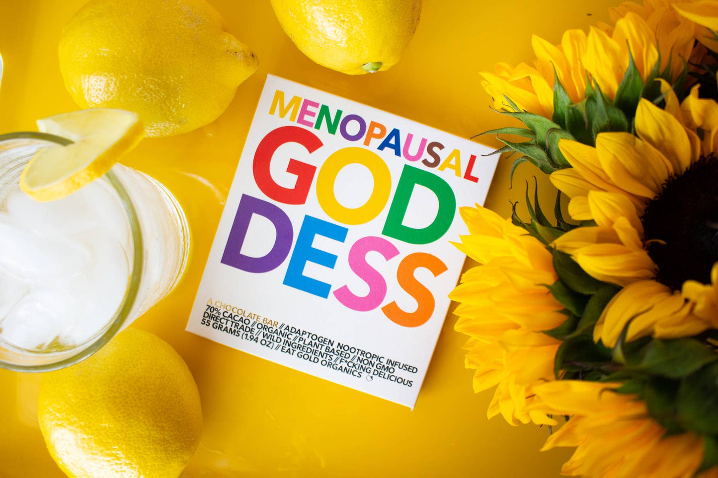 Eat Gold Organics - MENOPAUSAL GODDESS a Functional & Delicious Chocolate Bar