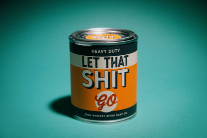 Let That Shit Go Vintage Paint Candle