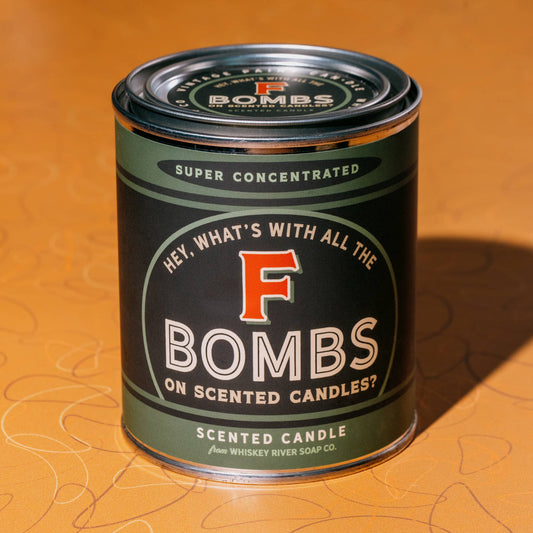 F Bombs Vintage Paint Candle