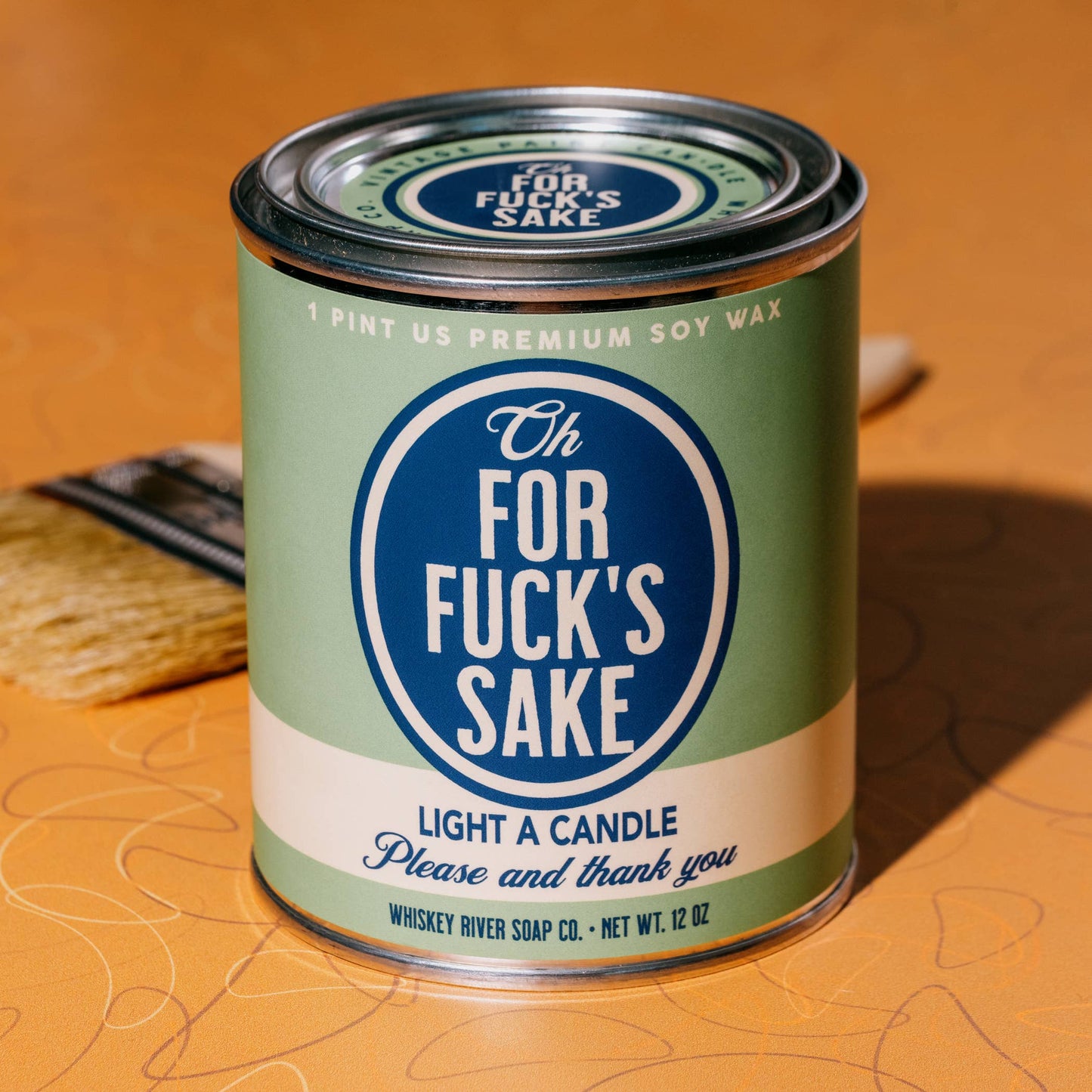 For Fuck's Sake Vintage Paint Can·dle