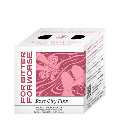 Rose City Fizz Mocktail Tonic - 4 Pack