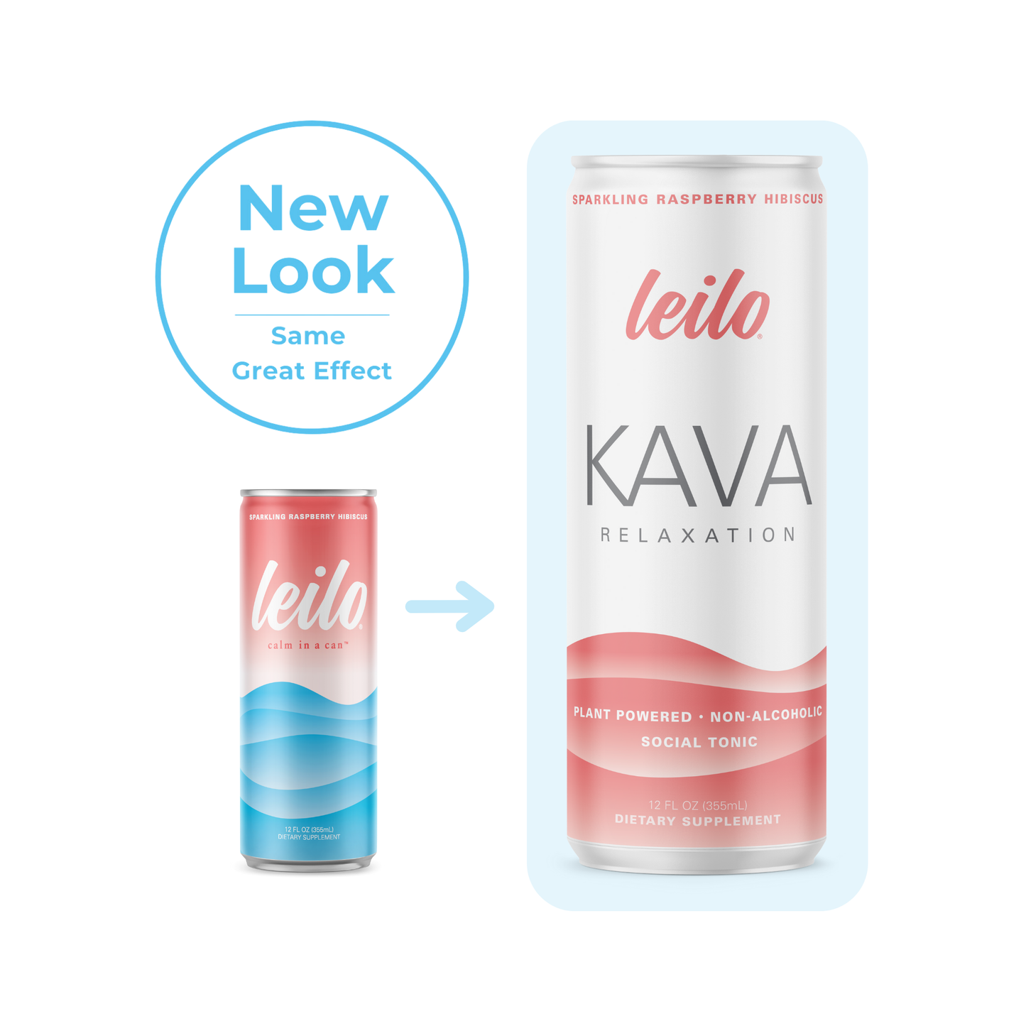 Sparkling Raspberry Hibiscus - Calm in a Can Kava