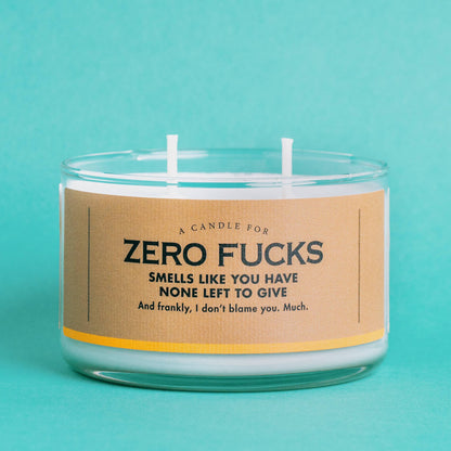 A Candle for Zero Fucks