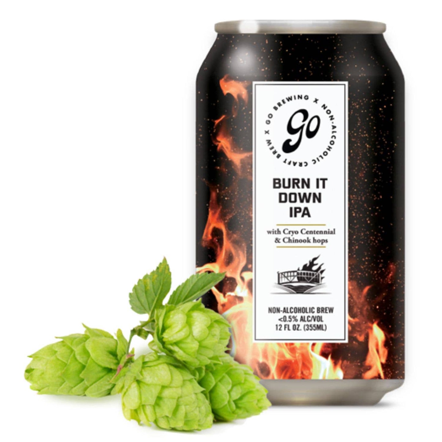 Burn it Down IPA - Non Alcoholic Beer 6 Pack