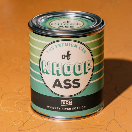 Whoop Ass Vintage Paint Candle