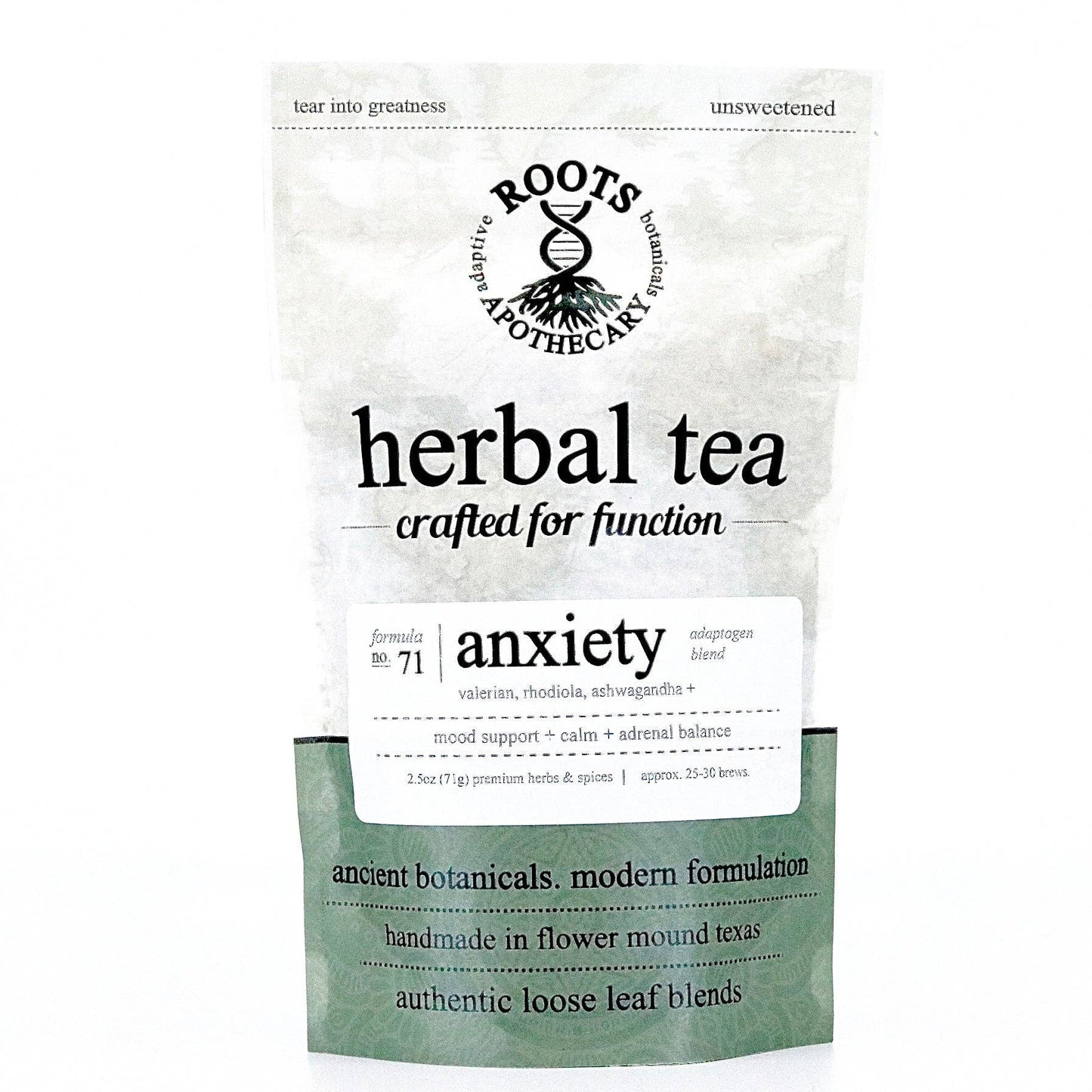 Roots Apothecary - Anxiety tea.