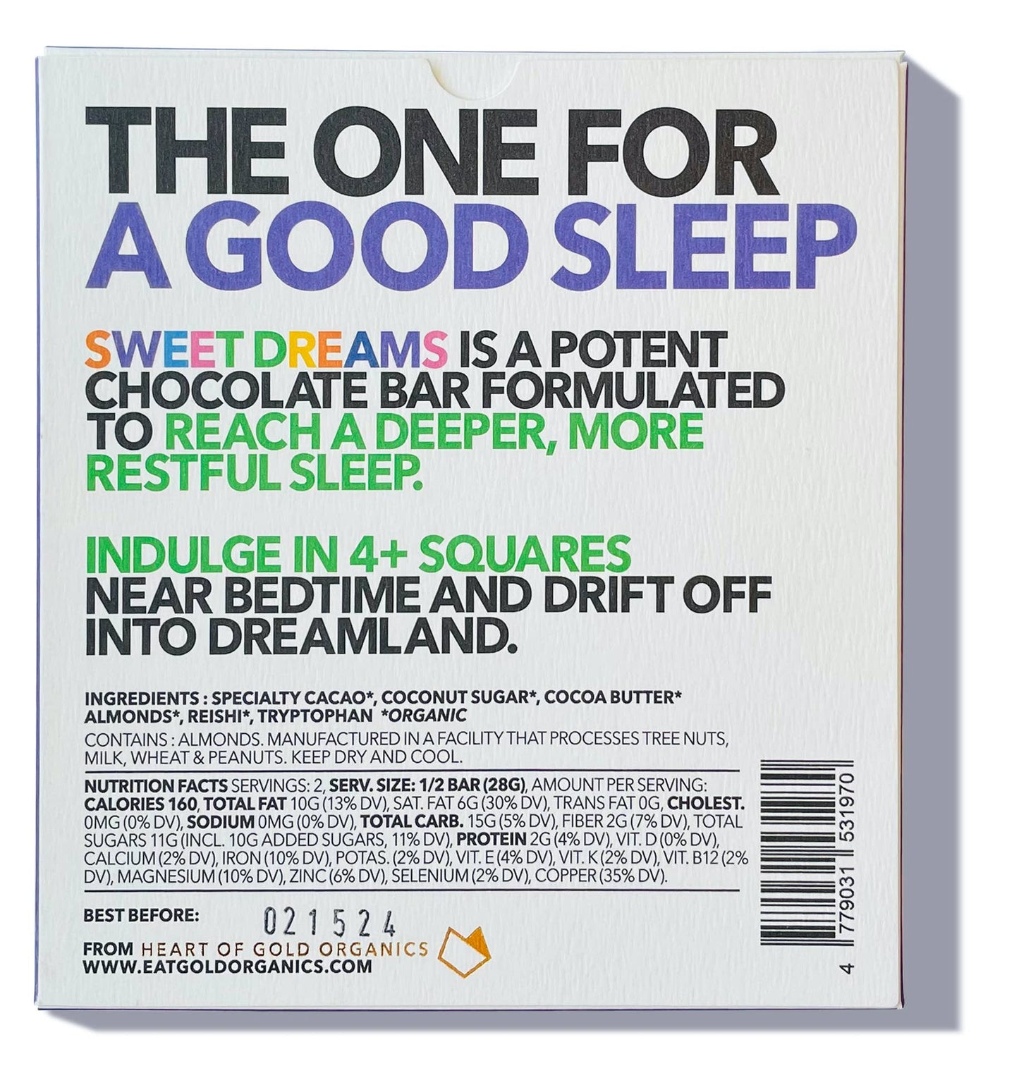 Eat Gold Organics - SWEET DREAMS