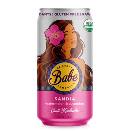 Babe Kombucha Sandia Cans 16oz