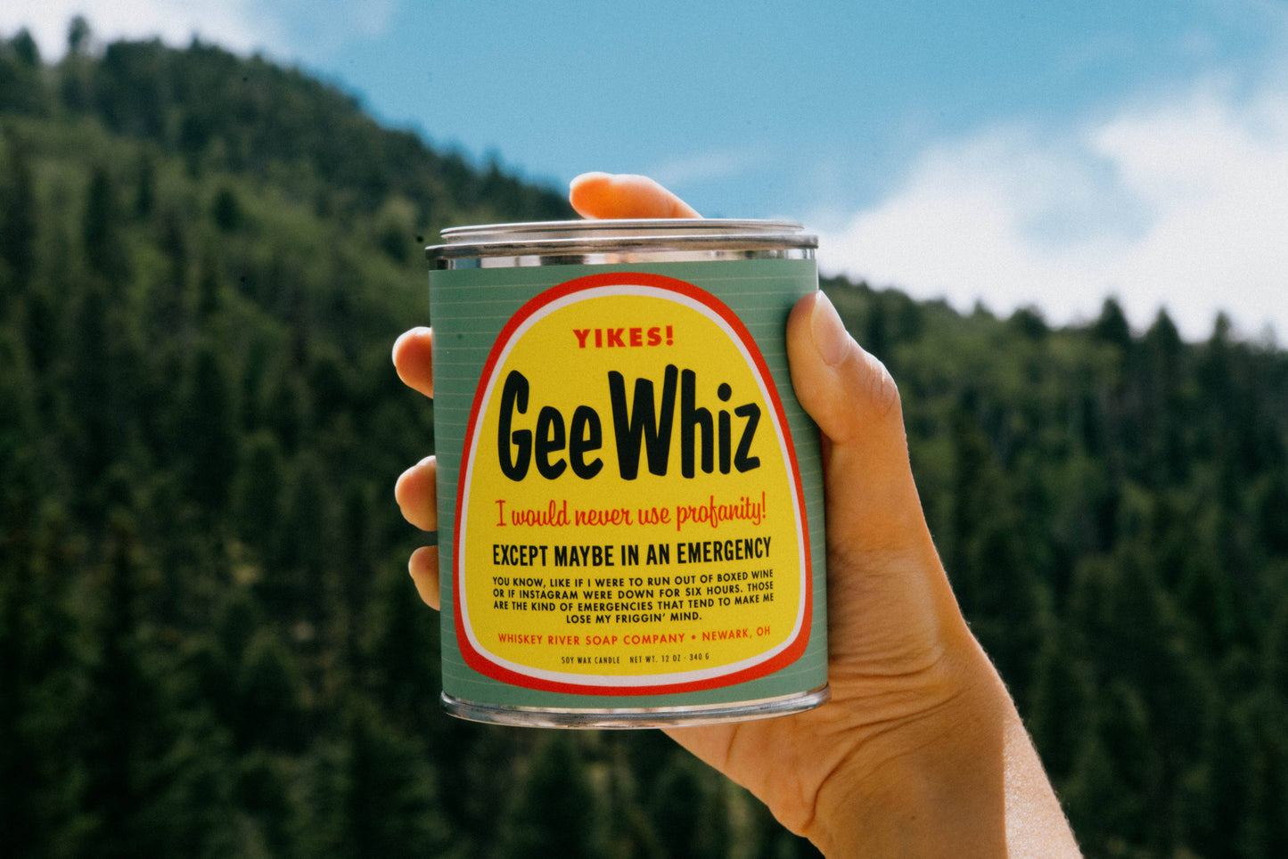 Gee Whiz Anti-Cursing Paint Can Candle