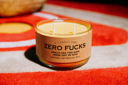 A Candle for Zero Fucks