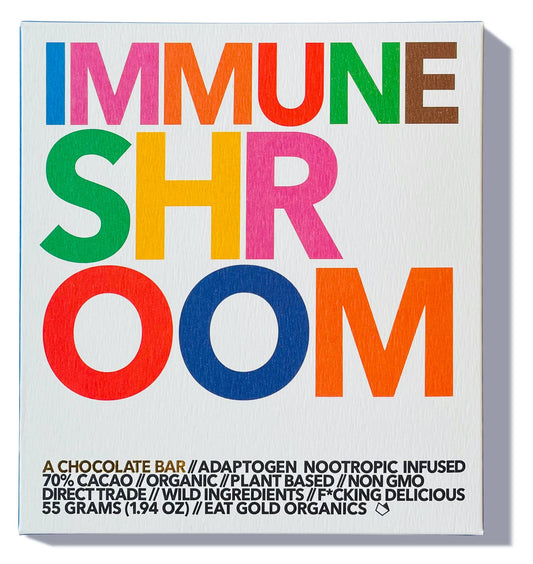 IMMUNE SHROOM a Potent, Functional & Delicious Chocolate Bar