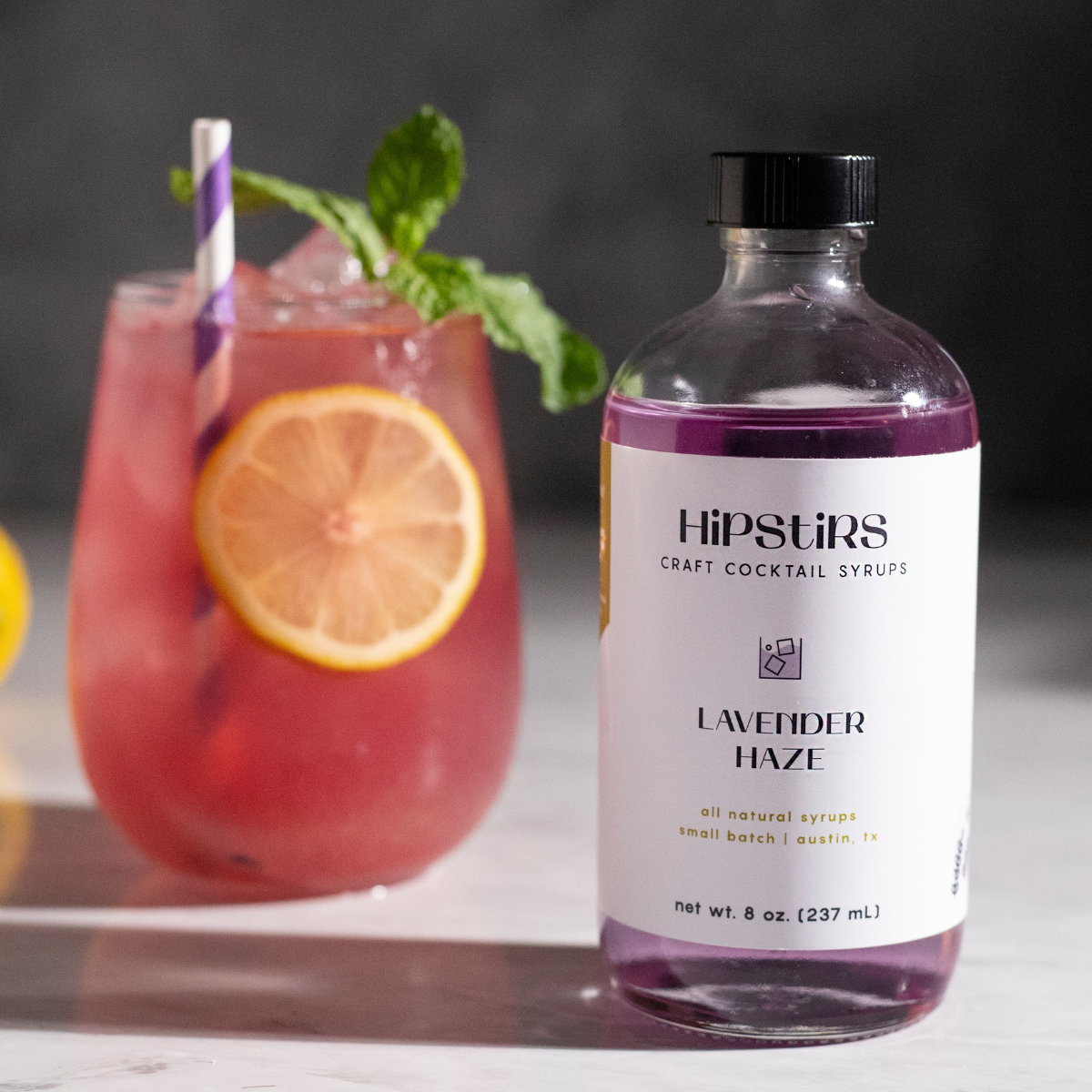 Lavender Haze Cocktail Syrup (8 oz)