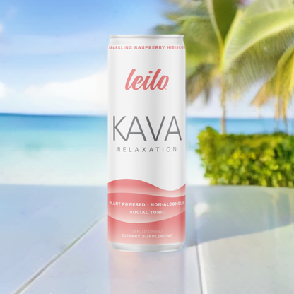 Sparkling Raspberry Hibiscus - Calm in a Can Kava