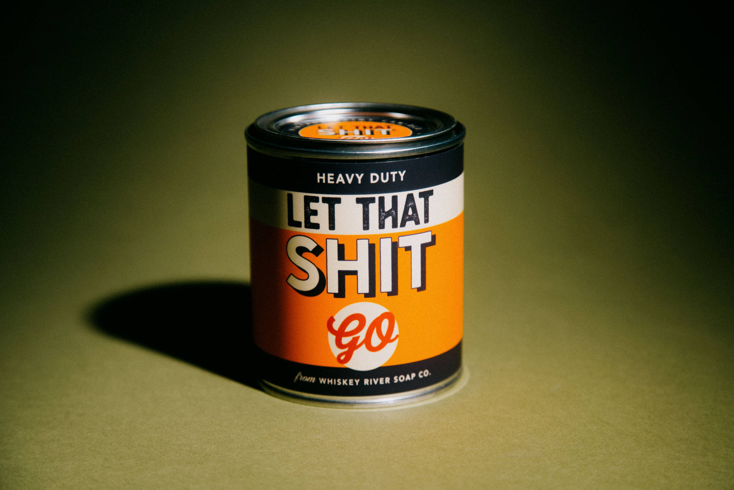 Let That Shit Go Vintage Paint Candle